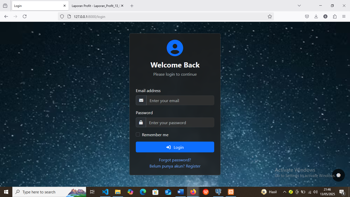 Website Inventori - Login 2